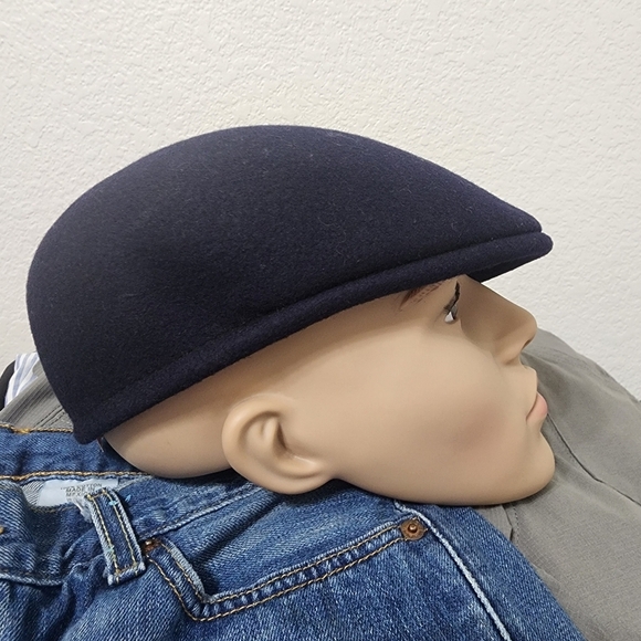 Peaky Blinders Wool Navy Newsboy Cap Size M - Picture 4 of 7